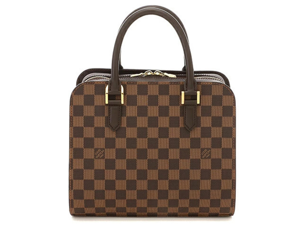 Louis Vuitton Damier Triana Handbag Brown